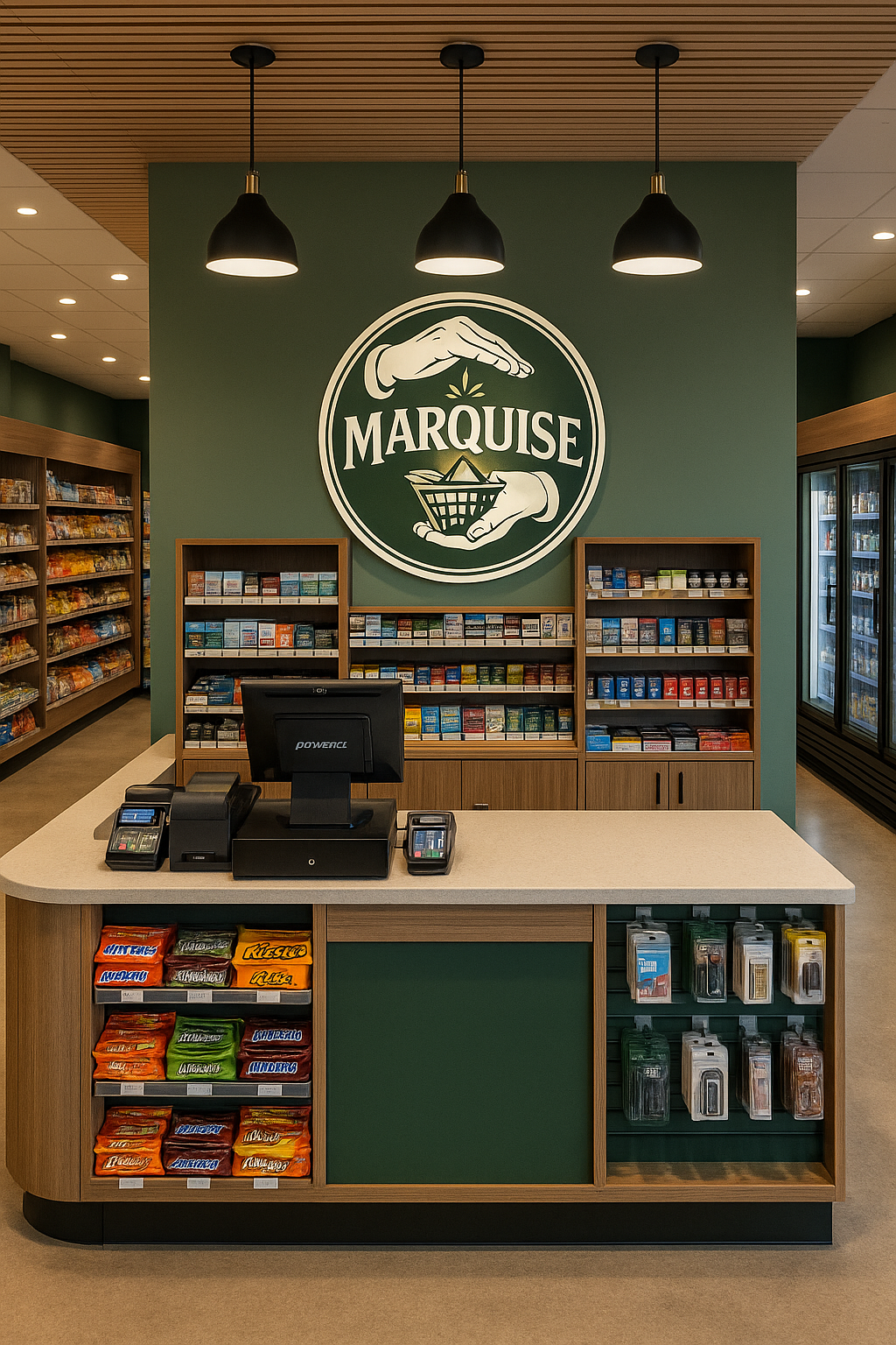 Store Counter Concept